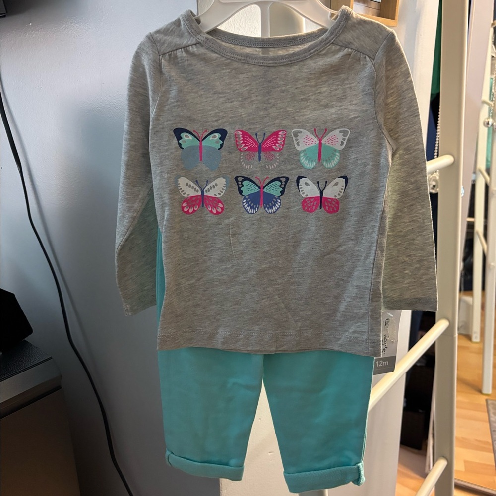 Carter's Light Gray Top